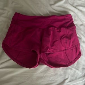 Ripened Raspberry Lululemon speed ups! 2.5 inch inseam